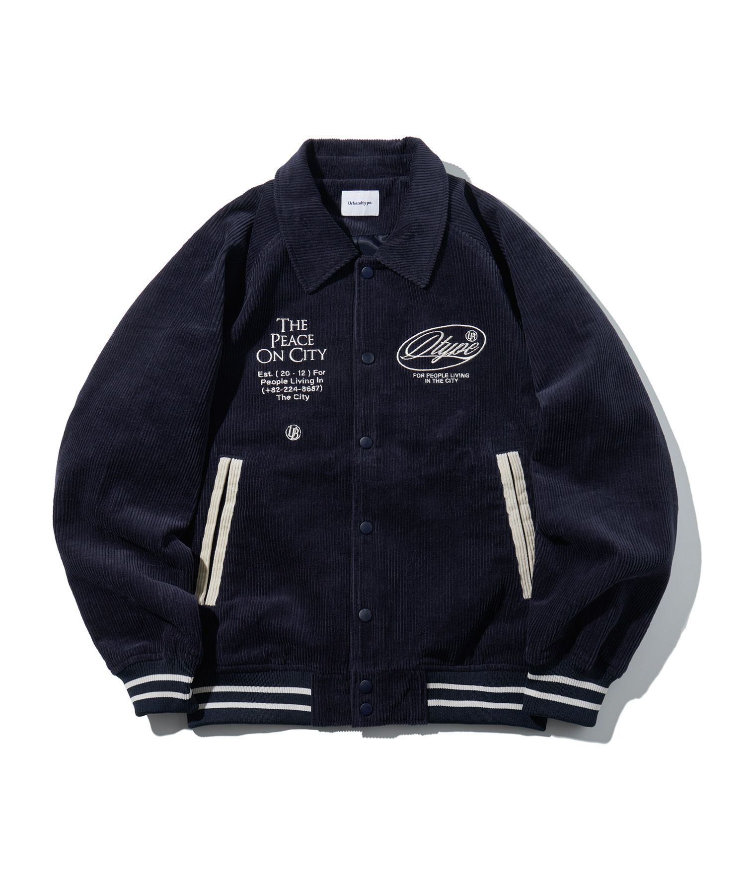 ★ Urbandtype.★ Corduroy raglan jacket with padding or non PRE-ORDER] URBANDTYPE Corduroy Raglan Jacket | LINE SHOPPING