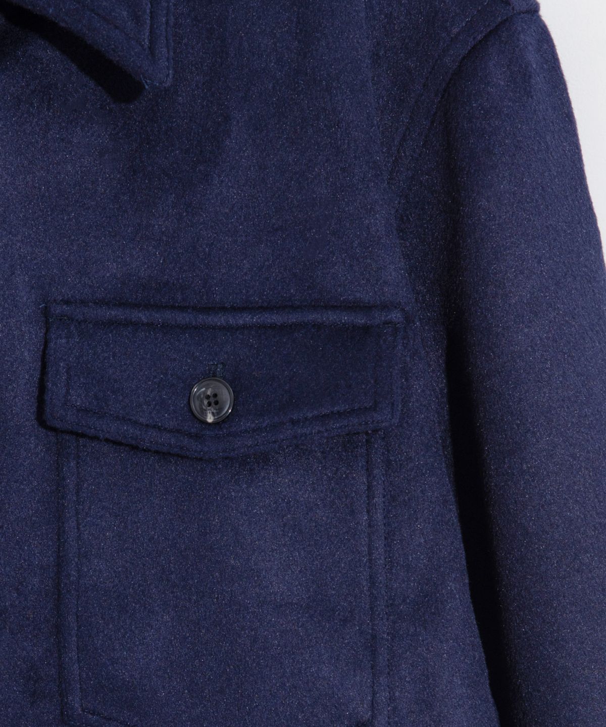 벌스데이수트(BIRTHDAYSUIT) WOOL CPO JACKET (NAVY)