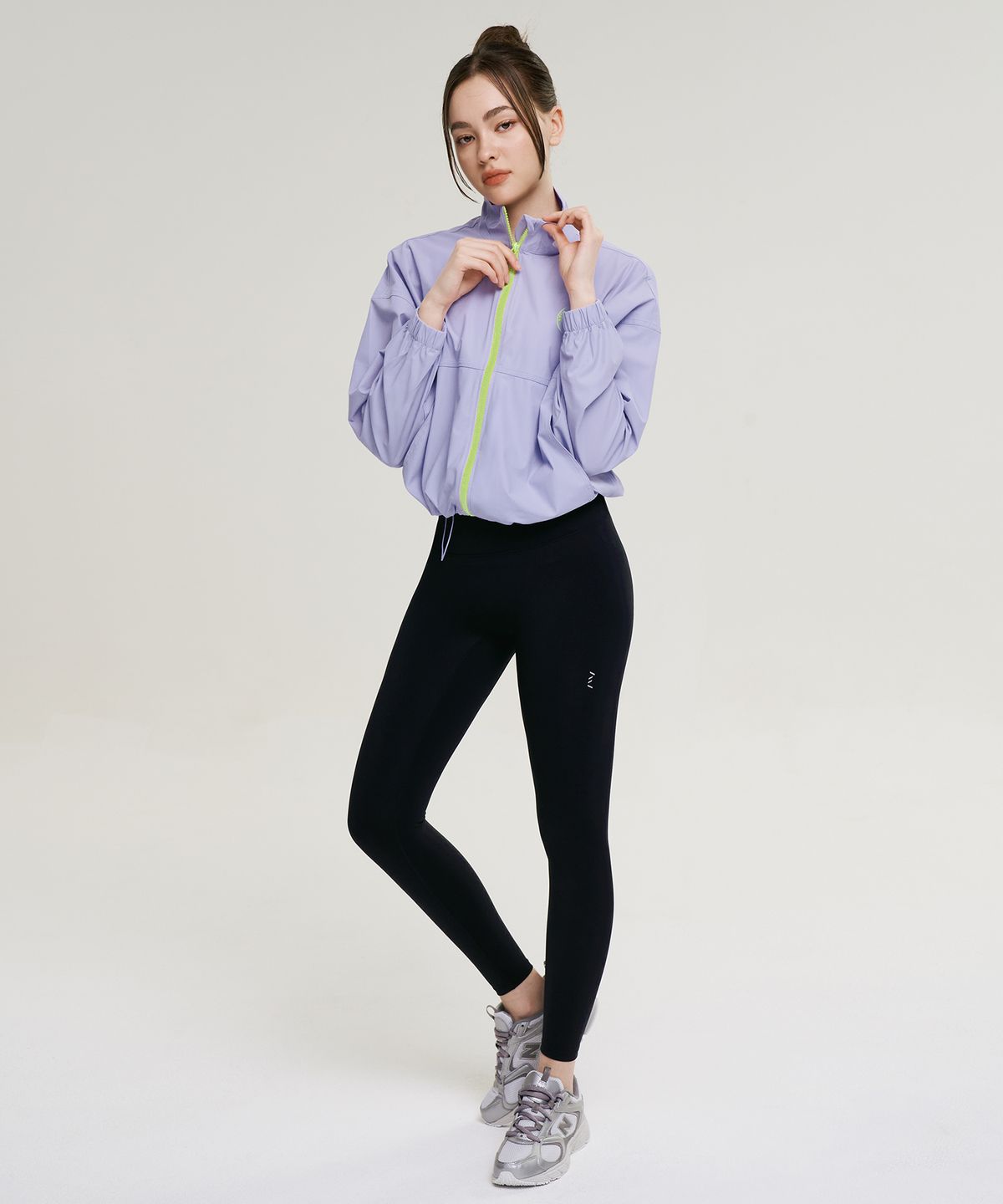 레이지비(LAZYBEE) [SET] 쿨터치 크롭 루즈핏 여성 집업 래쉬가드 + 스윔 팬츠 세트 (4컬러)