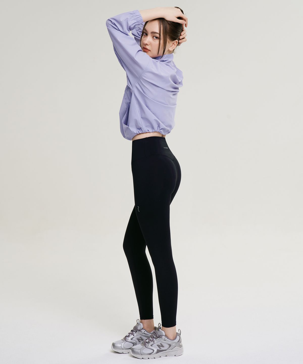 레이지비(LAZYBEE) [SET] 쿨터치 크롭 루즈핏 여성 집업 래쉬가드 + 스윔 팬츠 세트 (4컬러)