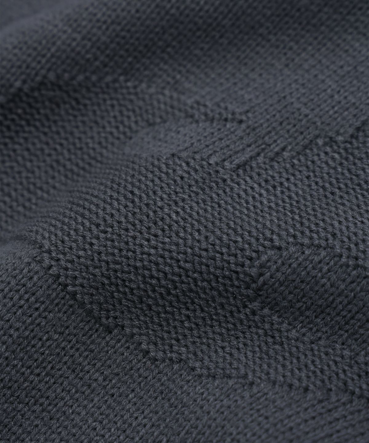 크리틱(CRITIC) FLAME HOOD KNIT CHARCOAL