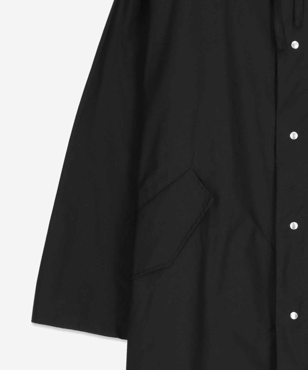 질 샌더(JIL SANDER) 로고 파카 - 블랙 / J04AH0002J45046001