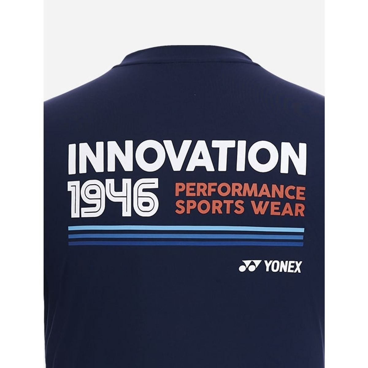 요넥스(YONEX) 239TR012F 다크 네이비 여성용 레터링 포인트 반팔 티셔츠