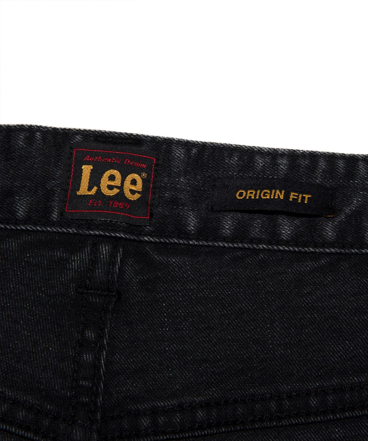 리(LEE) 맨 오리진핏 데님 팬츠 블랙