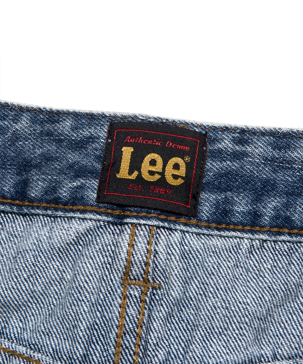 리(LEE) 데님 벨트 롱 스커트 인디고 다크