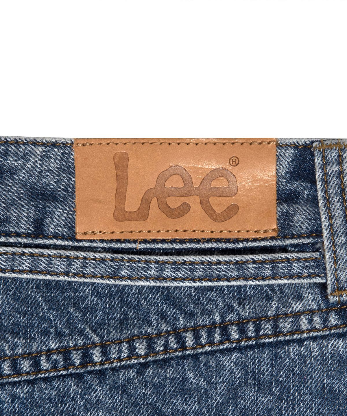 리(LEE) 데님 벨트 롱 스커트 인디고 다크