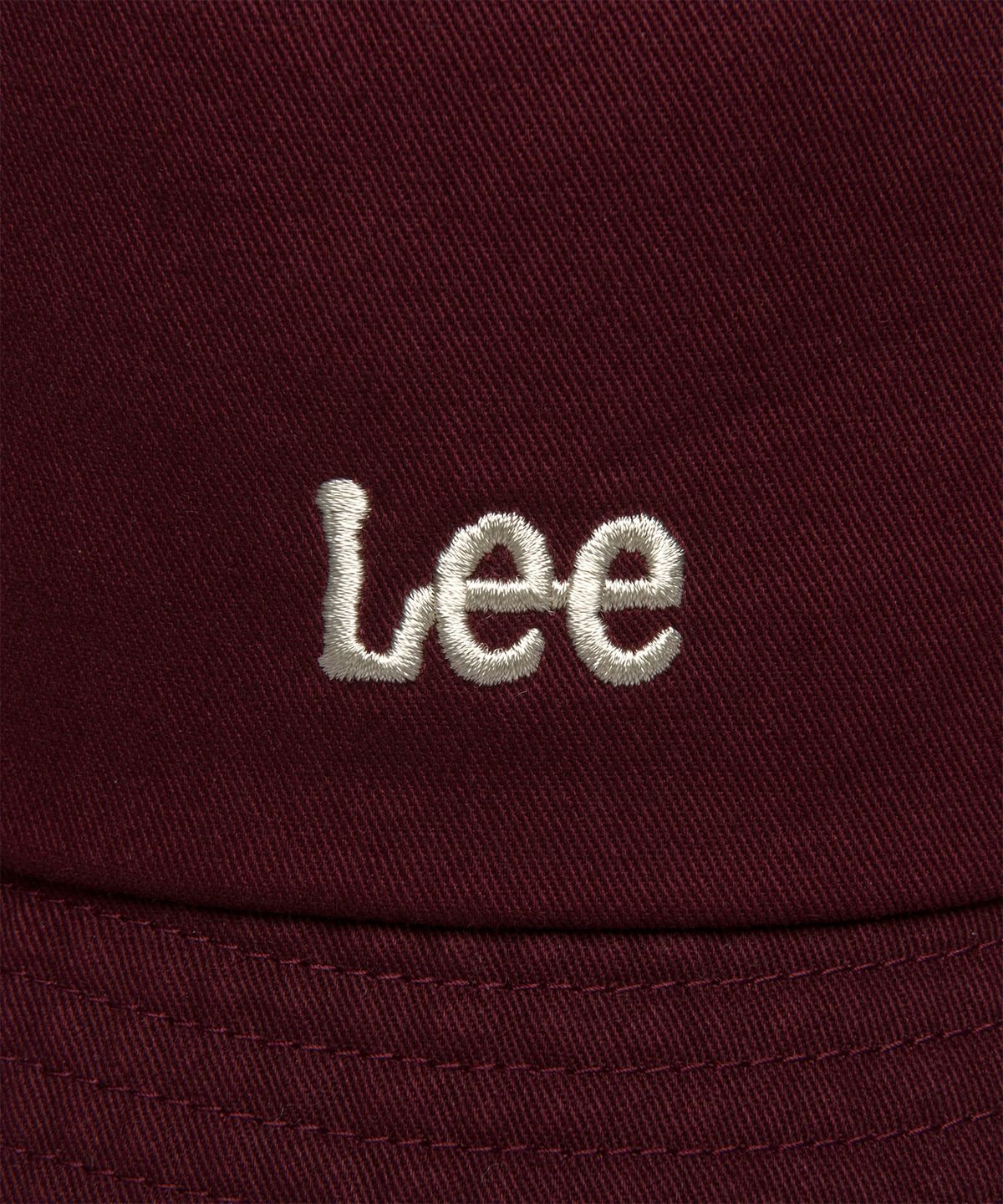 리(LEE) 트위치로고 버킷햇 버건디