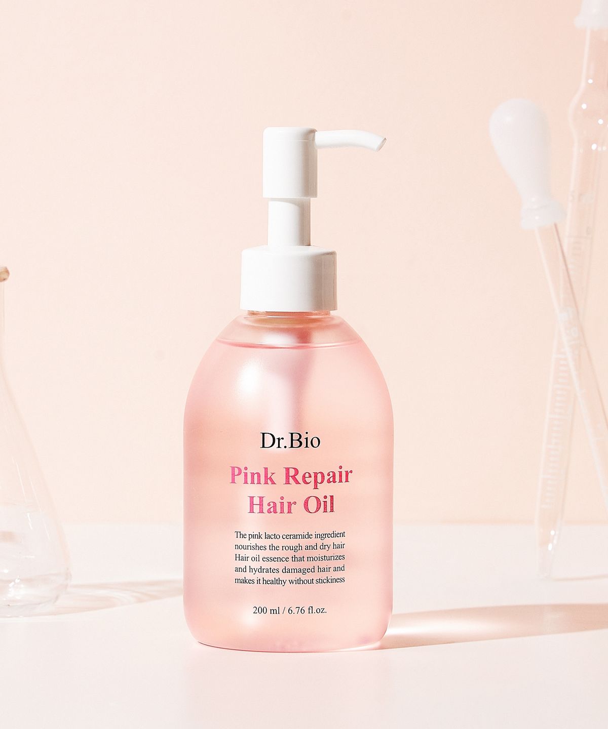 닥터바이오(DR.BIO) 핑크 리페어 헤어오일 200ml ㅣ 손상모 모발 큐티클 개선 끈적임 NO