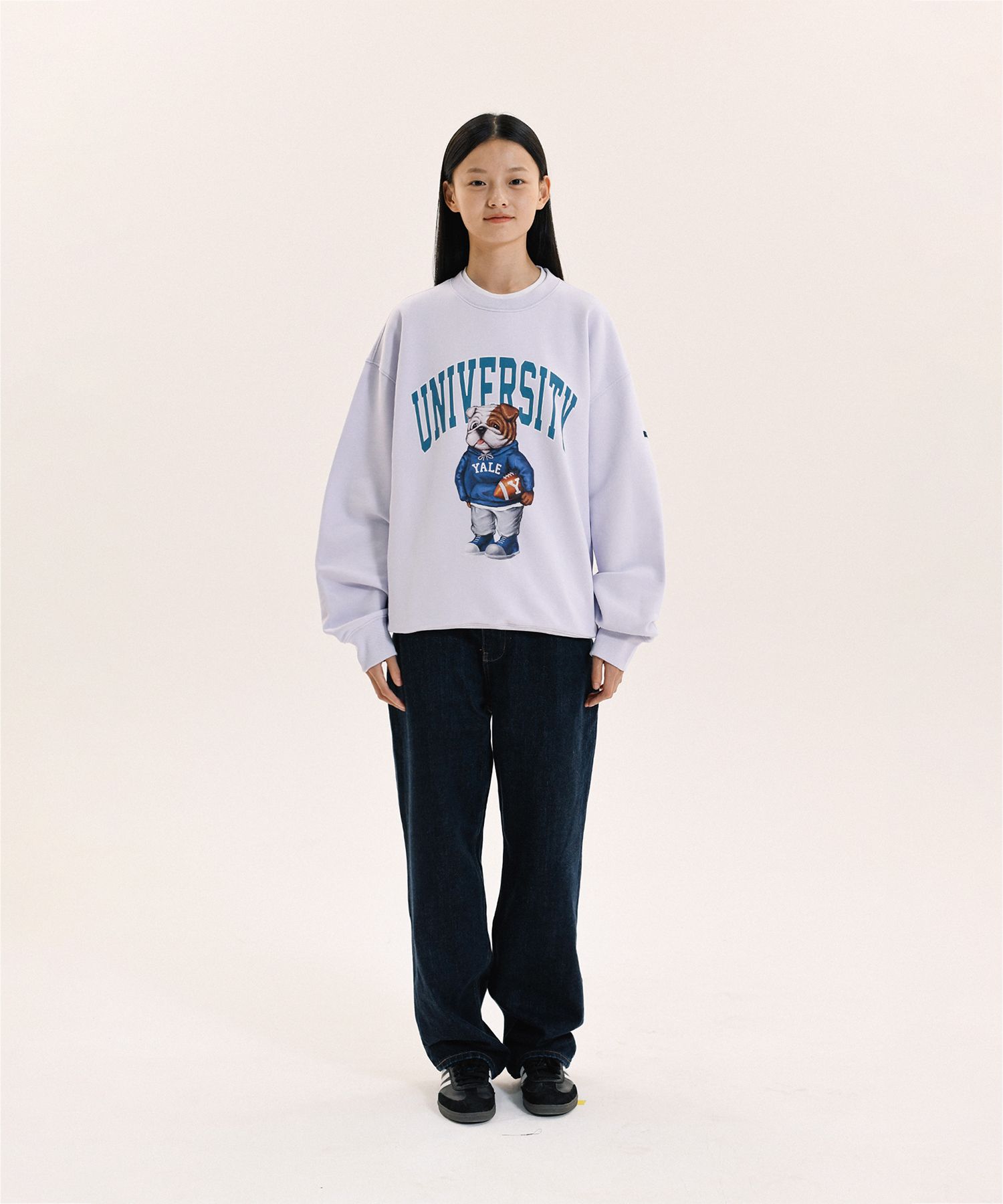 [ YALE ]★ UNIVERSITY DAN CREWNECK MUSINSA | YALE UNIVERSITY DAN SWEATSHIRT PURPLE