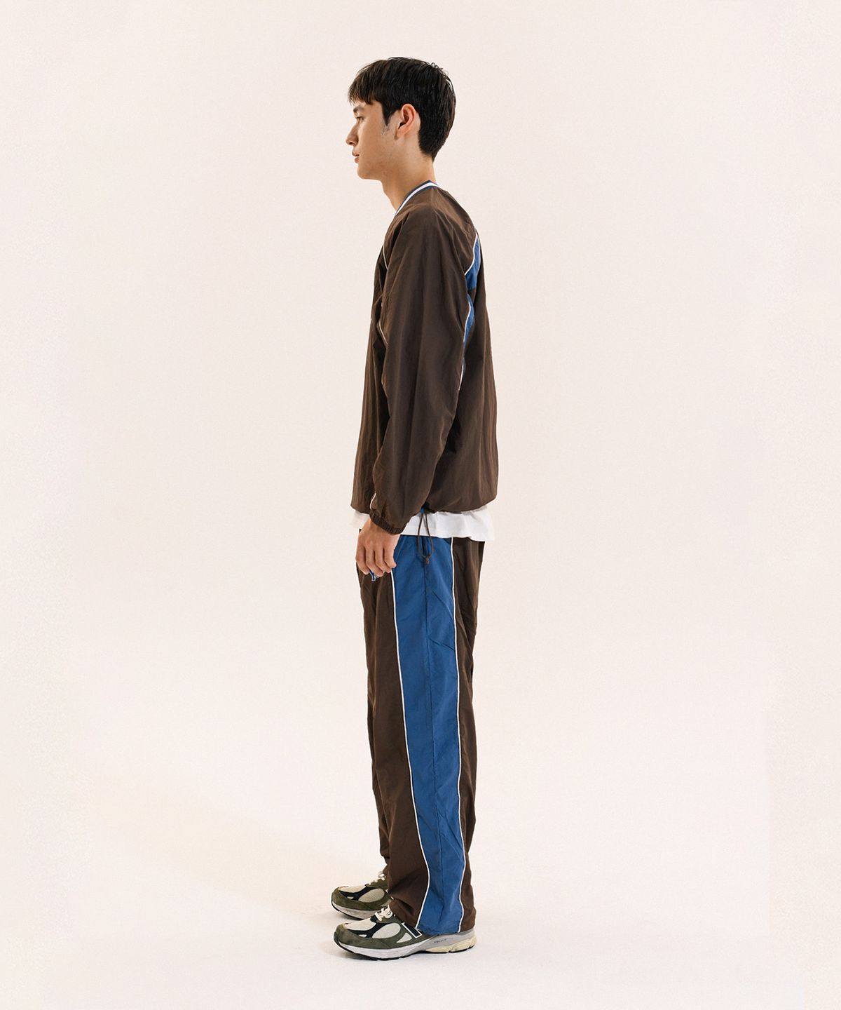 예일(YALE) 나일론 스포츠 팀 저지 롱슬리브_네이비