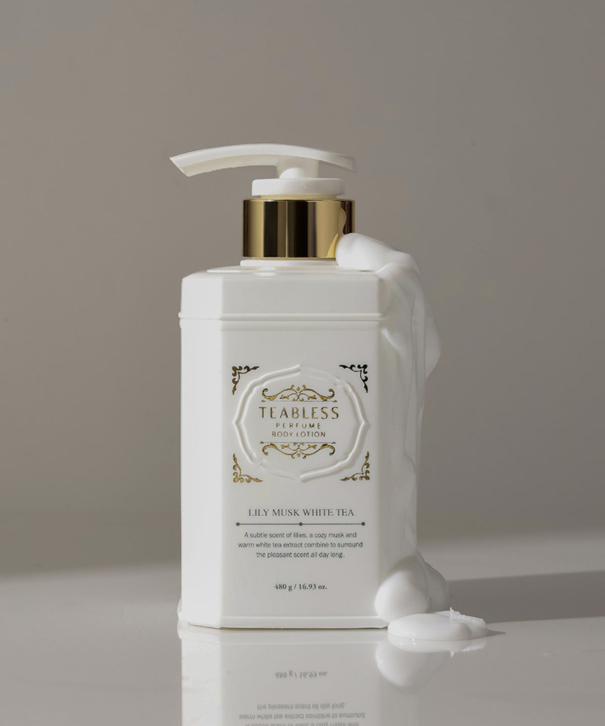 티블레스(TEABLESS) 릴리 머스크 화이트티 퍼퓸 바디 로션 480ml