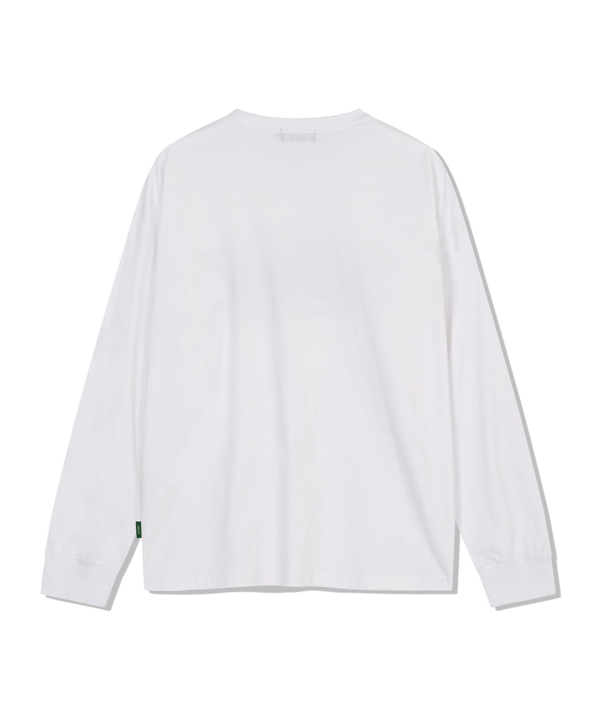 래리클락(LARRY CLARK) DAMN MARBLING BIG LOGO LS WHITE