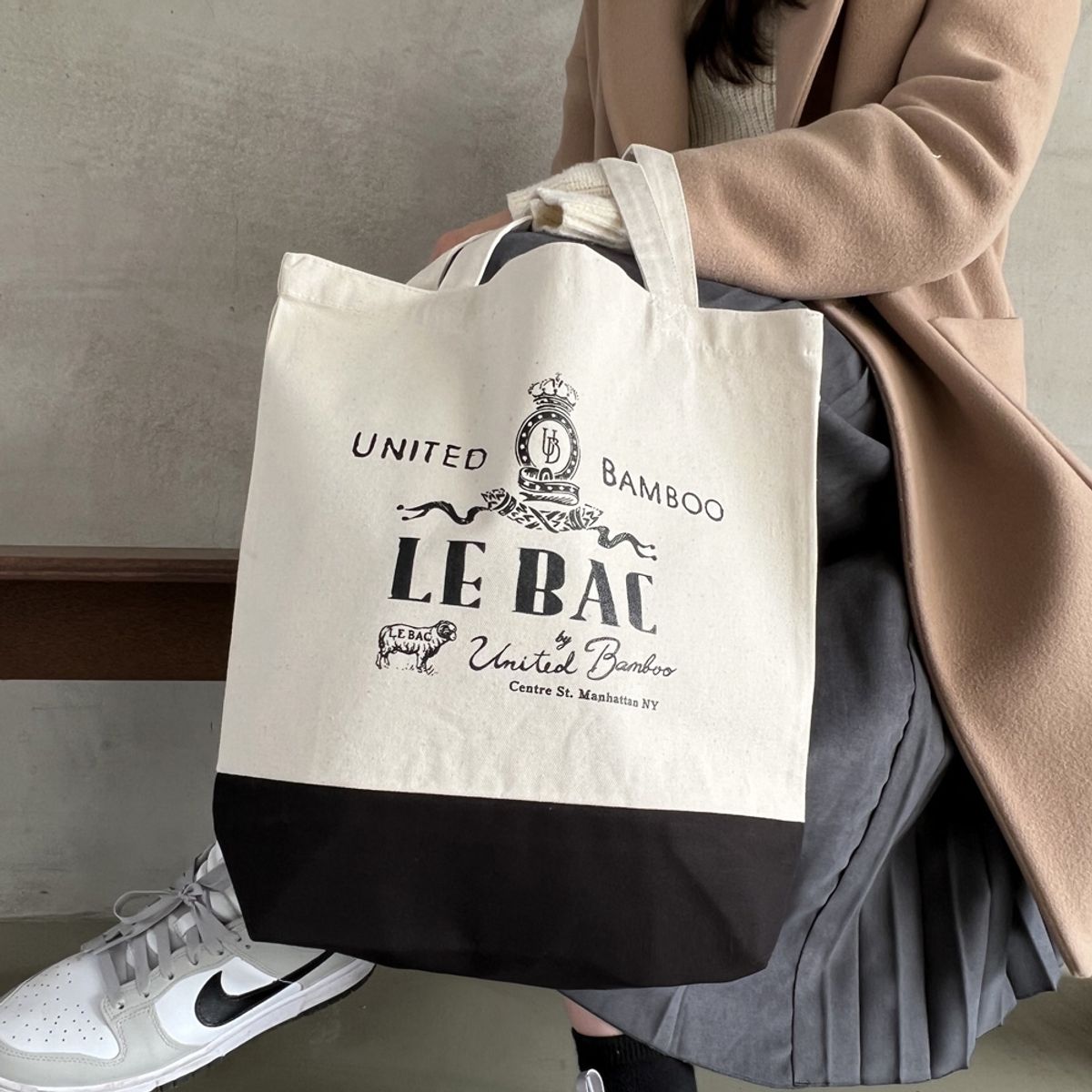 유나이티드뱀부(UNITED BAMBOO) 투톤 에코백 ULB042