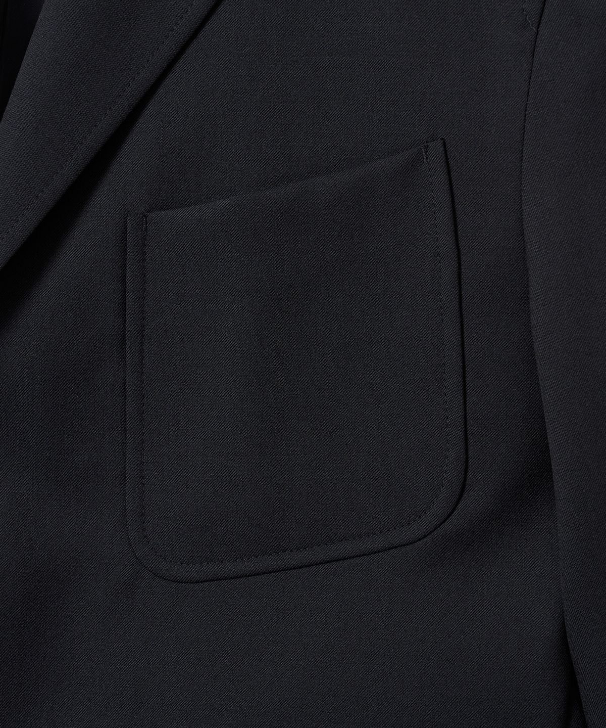 포터리(POTTERY) Fine Wool Sports Jacket Superior Wool 100 s Washable Gabardine Cloth (Dark Gray)