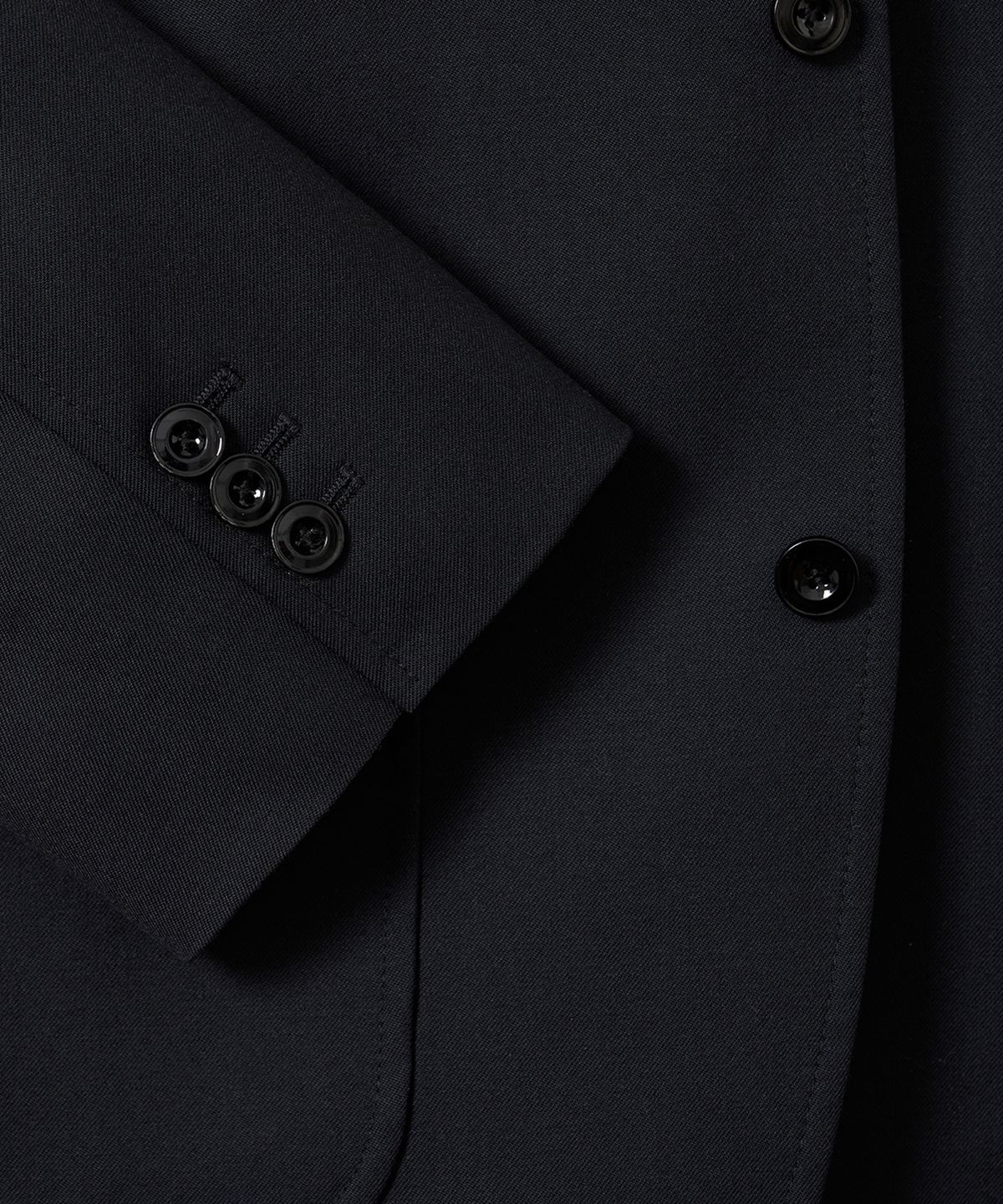 포터리(POTTERY) Fine Wool Sports Jacket Superior Wool 100 s Washable Gabardine Cloth (Dark Gray)