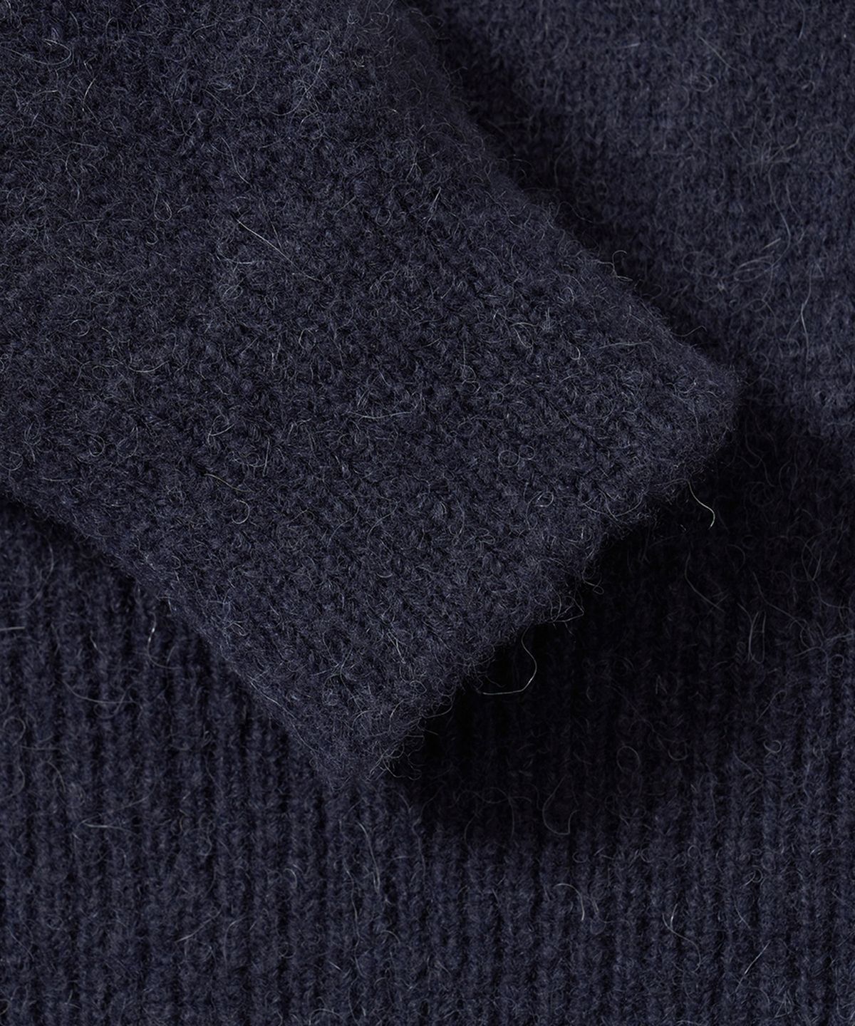 포터리(POTTERY) V-Neck KnitSuperfine Merino Wool Baby Alpaca Blend (Dark Navy)