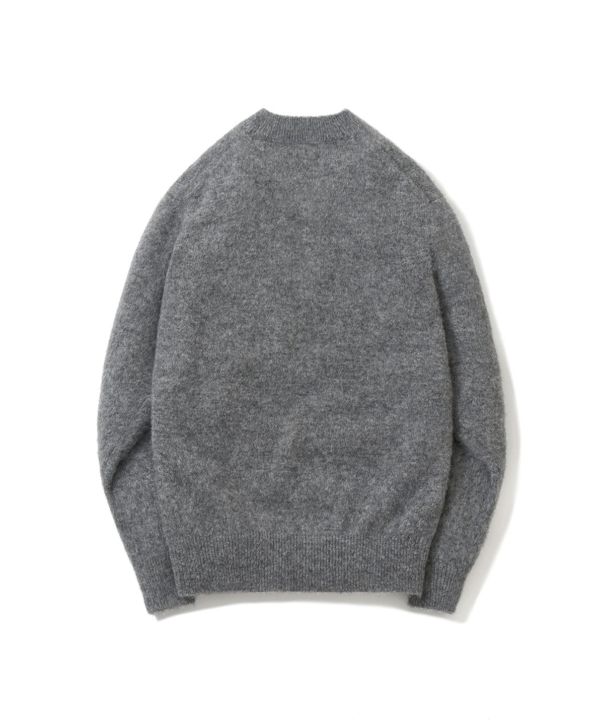 포터리(POTTERY) V-Neck KnitSuperfine Merino Wool Baby Alpaca Blend (Charcoal Gray)