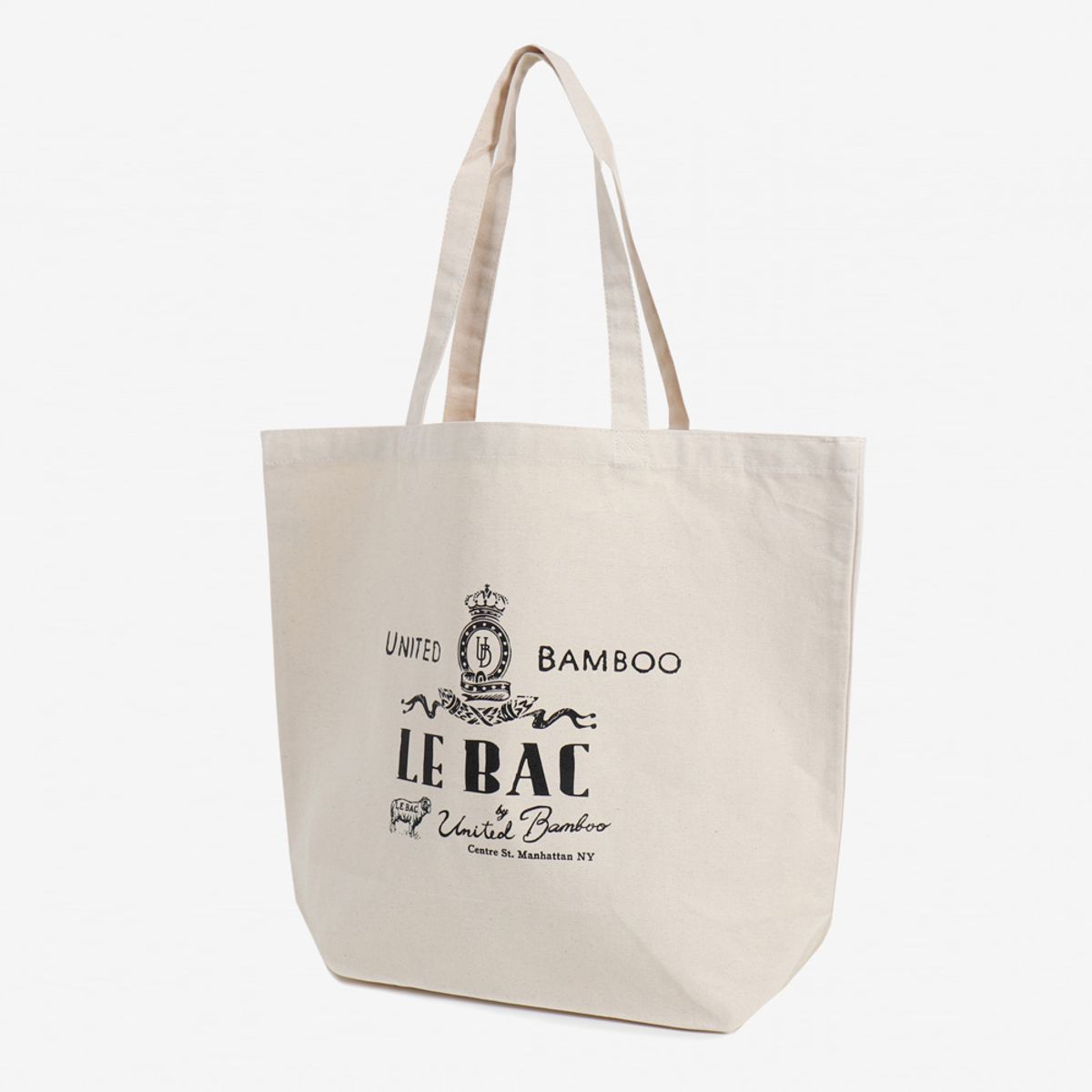 유나이티드뱀부(UNITED BAMBOO) 와이드 쇼퍼백 베이지 ULB043