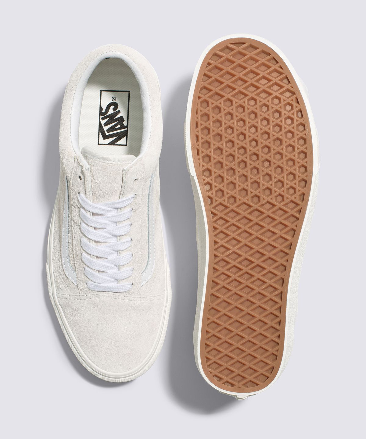 반스(VANS) 올드스쿨 - (피그 스웨이드) 블랑 드 블랑 / VN0005UFJVY1