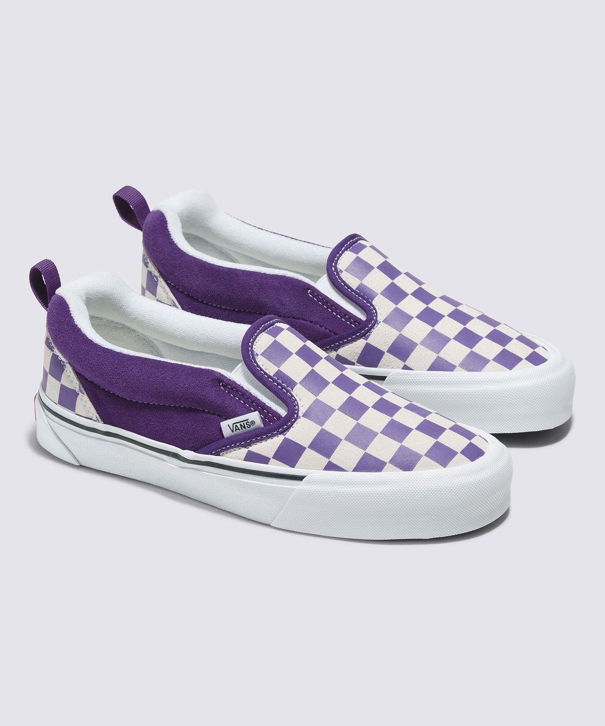 반스(VANS) 뉴슬립온 - (체커보드) 퍼플:화이트 / VN0009QDZ1N1