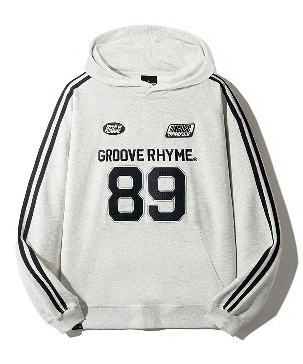 그루브라임(GROOVE RHYME) 89 LINE2 SWEATSHIRT & HOODIE (OATMEAL GREY) [LRSFCTH770M/LRSFCTM755M/LRSWCTH916M/LRSWCTM915M]