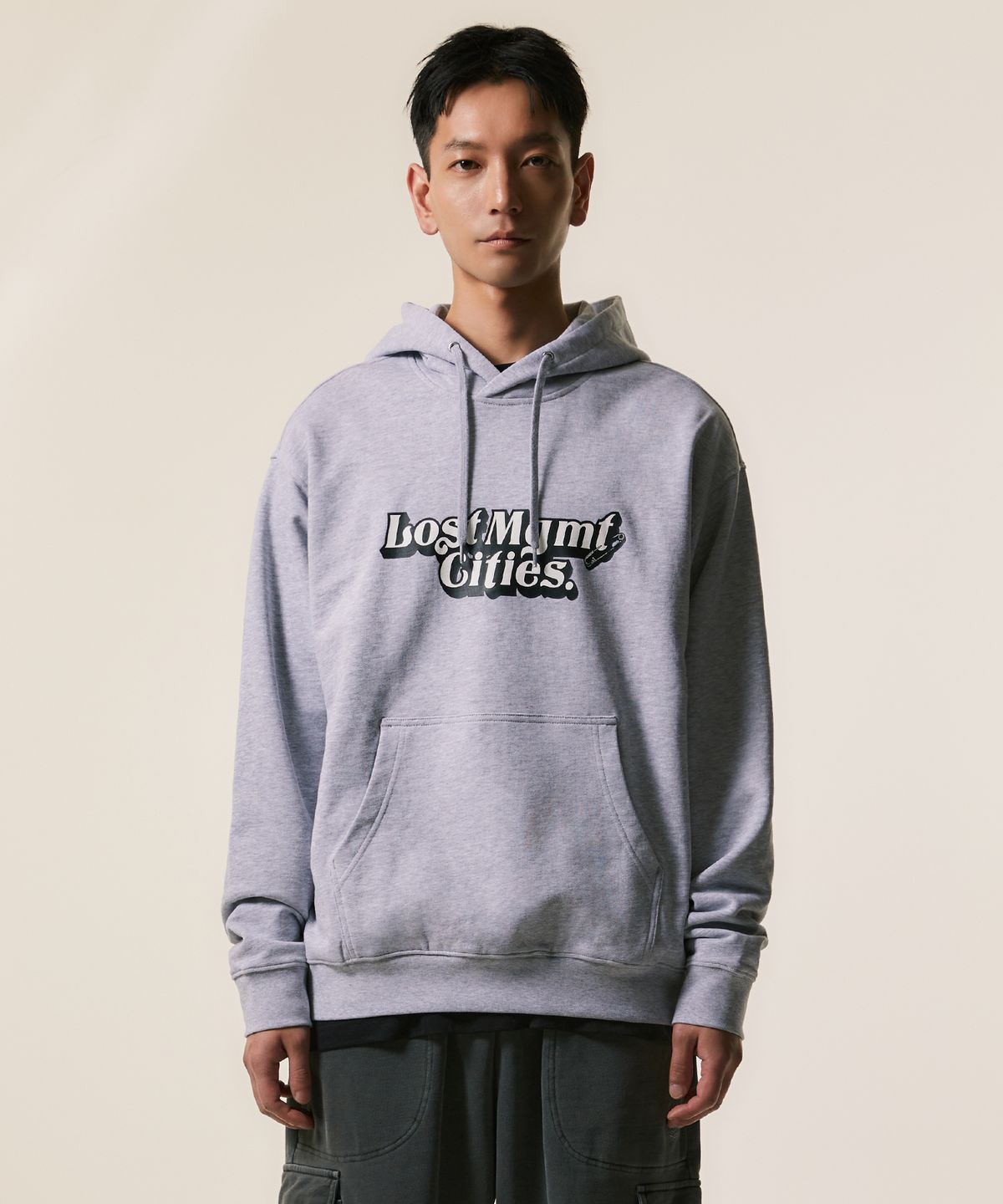 엘엠씨(LMC) SKOOL PIN HOODIE heather gray