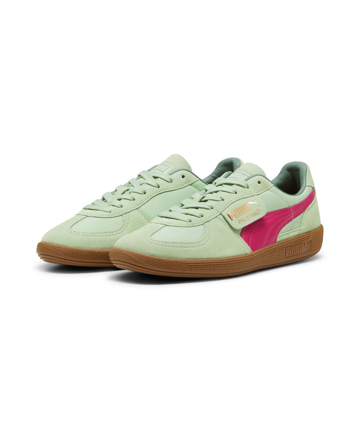 푸마(PUMA) 팔레르모 OG - 라이트그린:핑크:검 / 383011-07