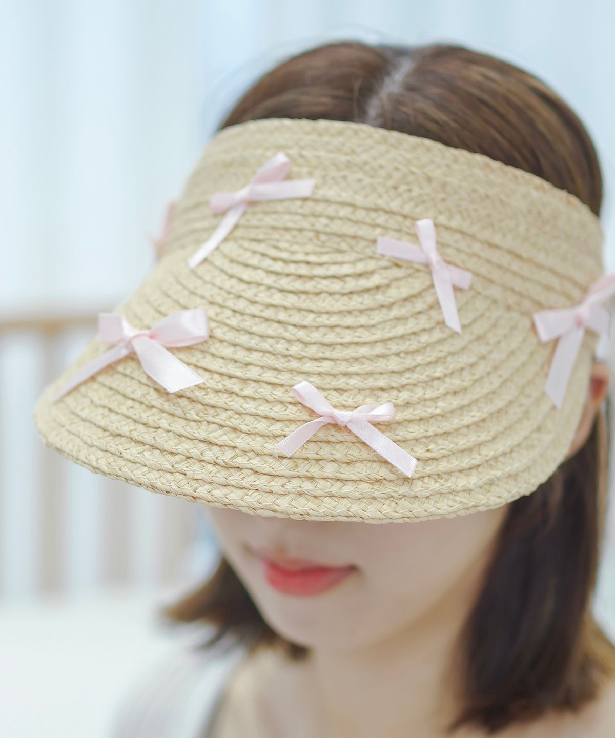 소다몬(SODAMON) 미민 오뜨 리본썬캡 2colors