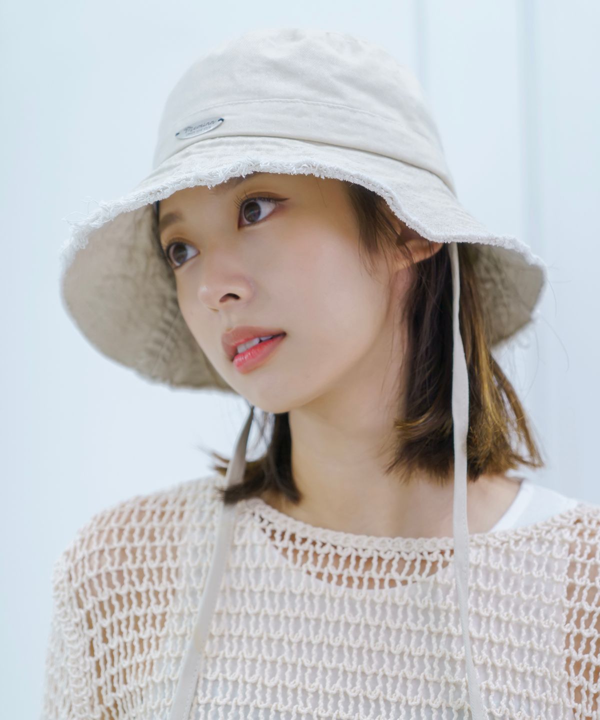 소다몬(SODAMON) 미민 스우드 프린지 버킷햇 4colors