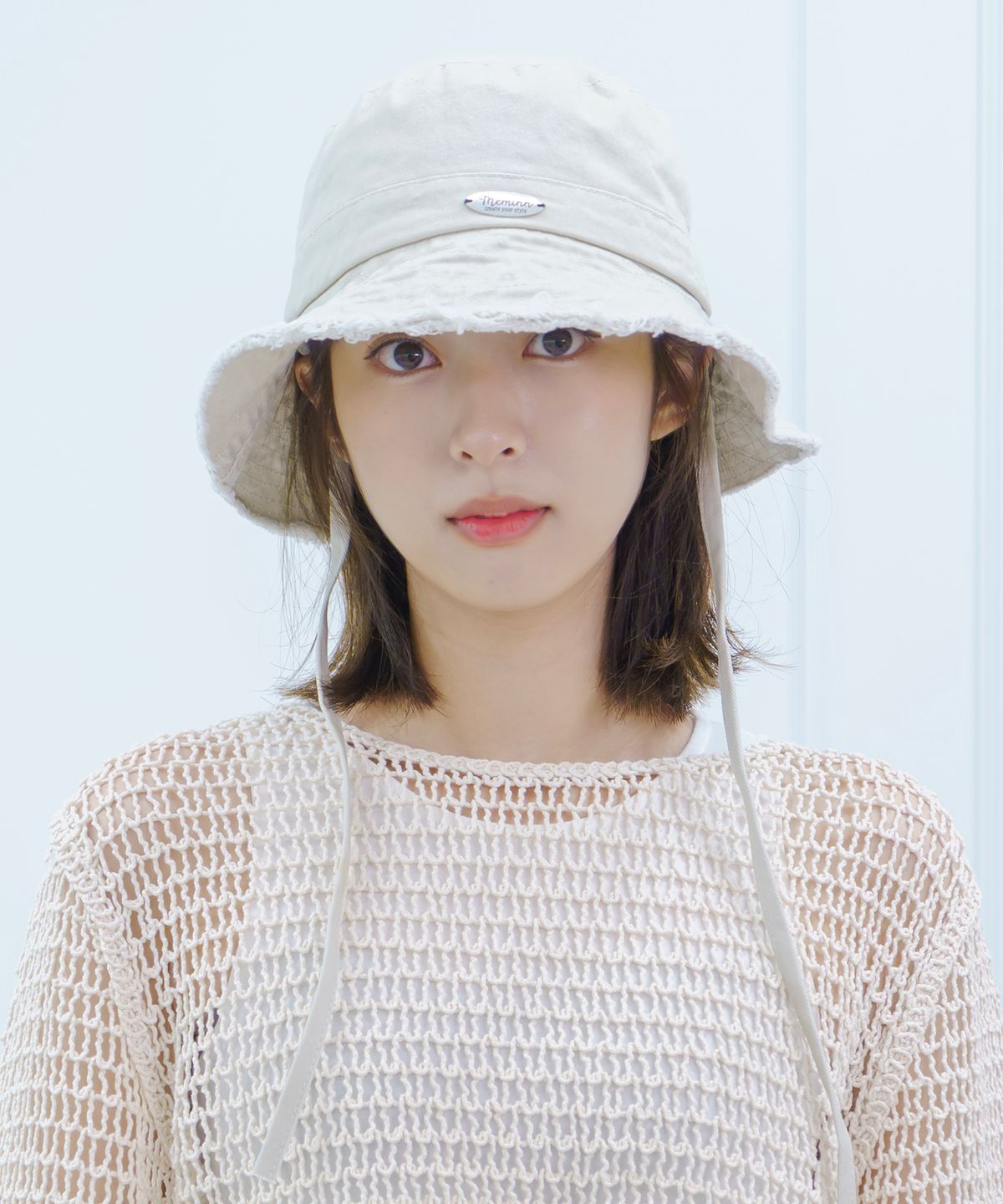 소다몬(SODAMON) 미민 스우드 프린지 버킷햇 4colors