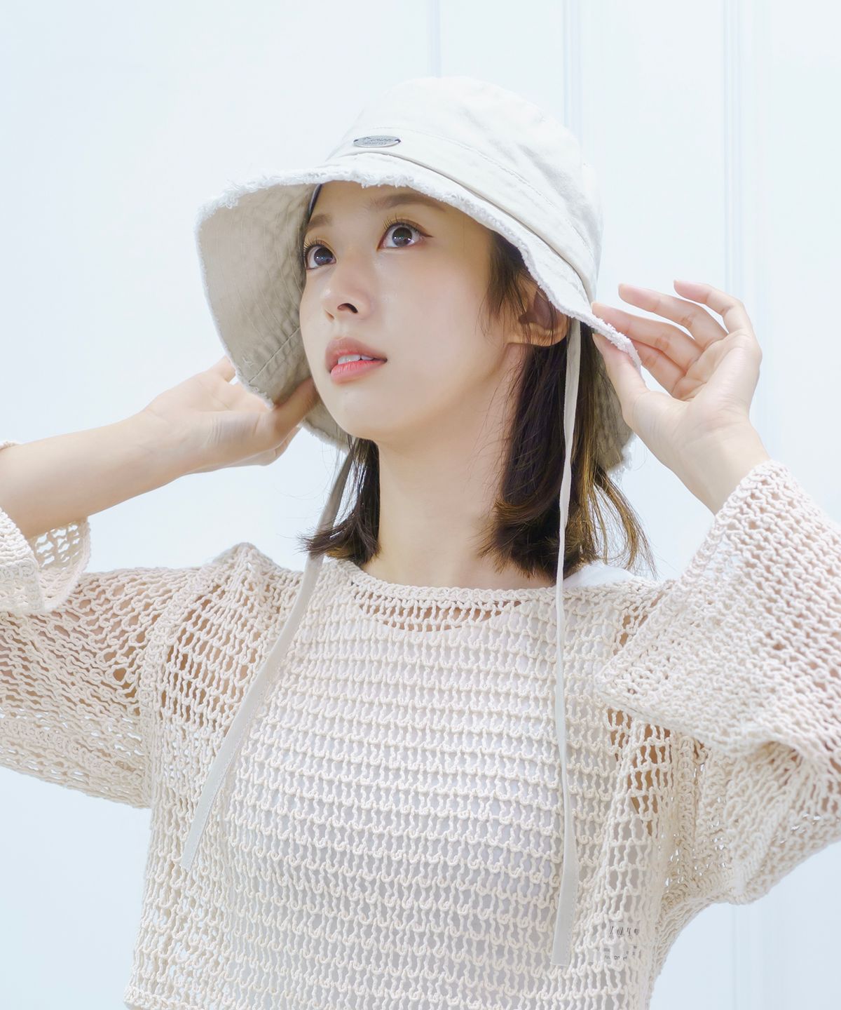 소다몬(SODAMON) 미민 스우드 프린지 버킷햇 4colors