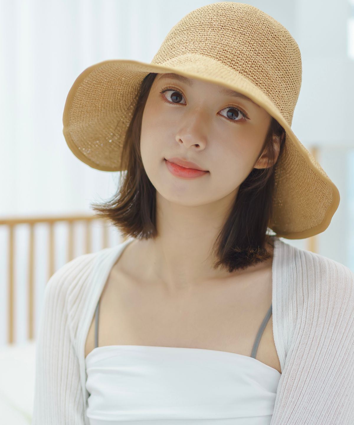 소다몬(SODAMON) 미민 베일리리본보넷 2colors