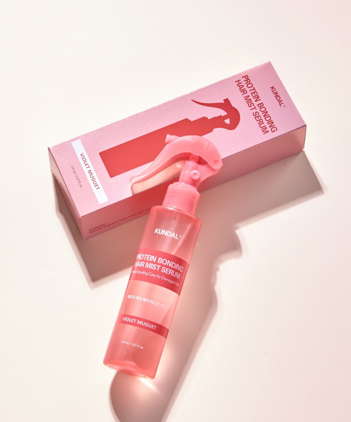 쿤달(KUNDAL) 프로틴 데미지 케어 헤어 미스트 세럼 150ml [바이올렛뮤게]