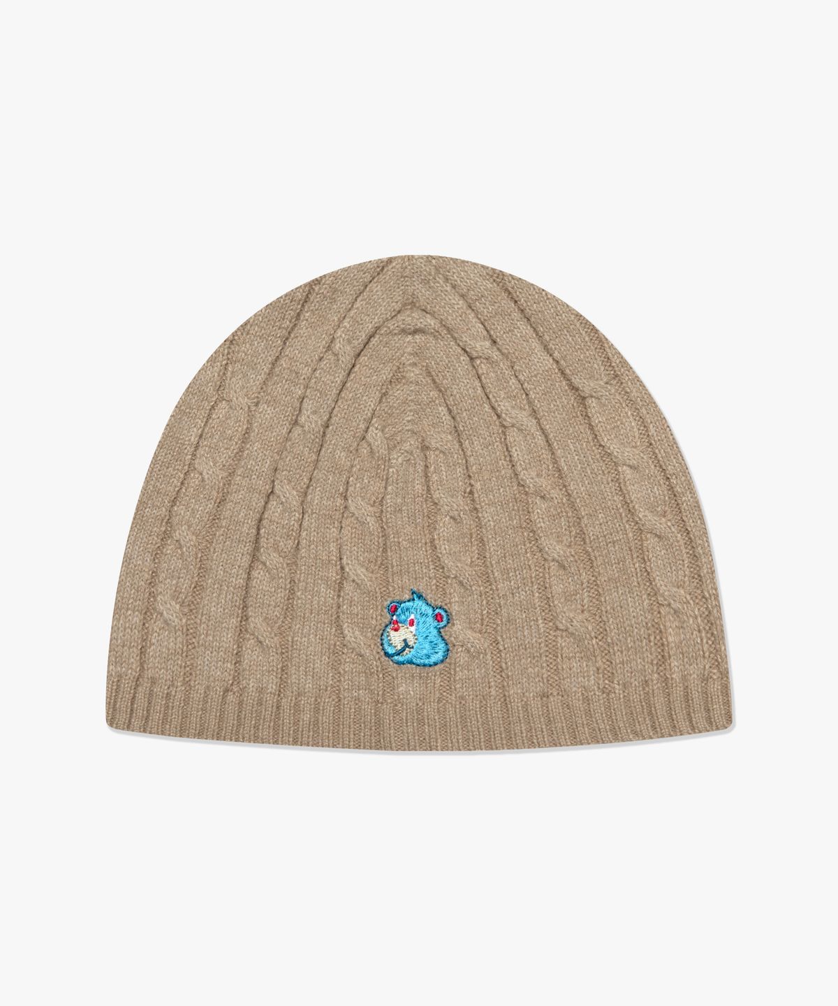 엘엠씨(LMC) EMB BEAR CABLE KNIT BEANIE beige