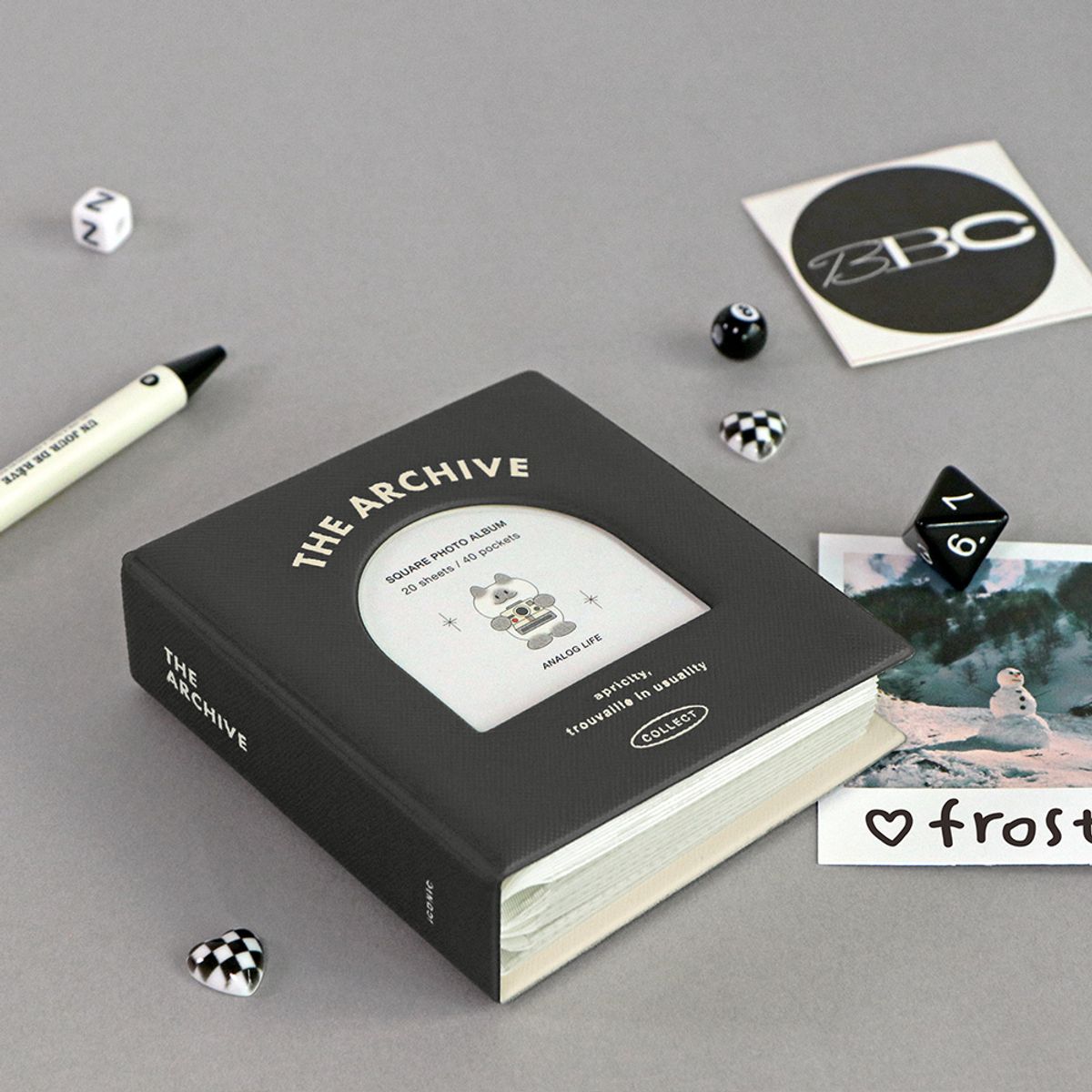 아이코닉(ICONIC) 아카이브 폴라로이드 스퀘어 앨범 4colors