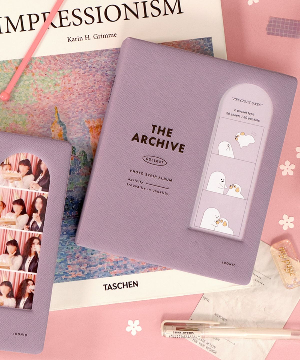 아이코닉(ICONIC) 아카이브 네컷앨범 포켓식 사진첩 4colors