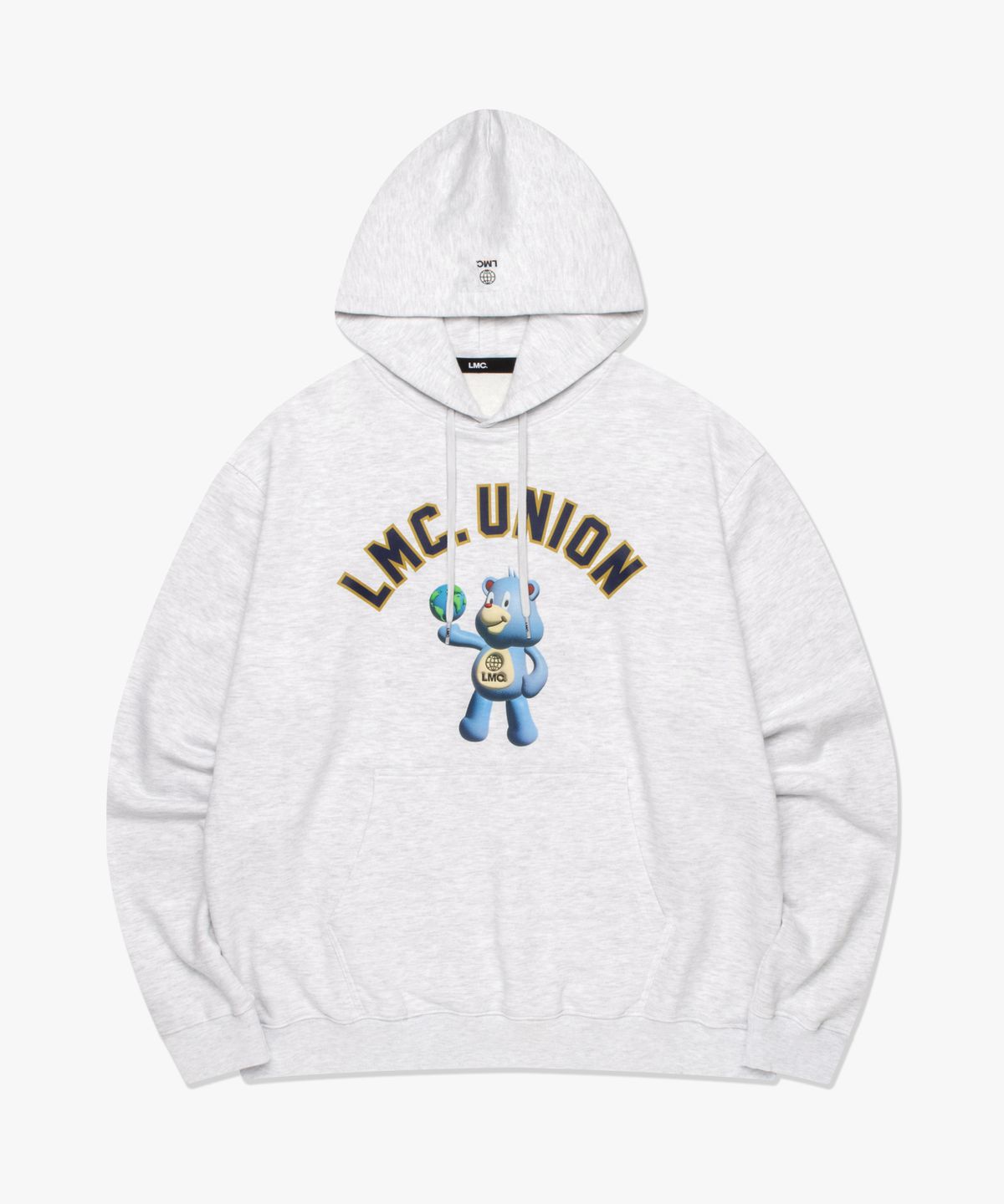 엘엠씨(LMC) UNION BEAR HOODIE light heather gray