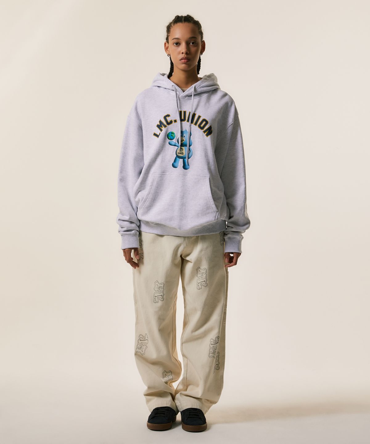 엘엠씨(LMC) UNION BEAR HOODIE black