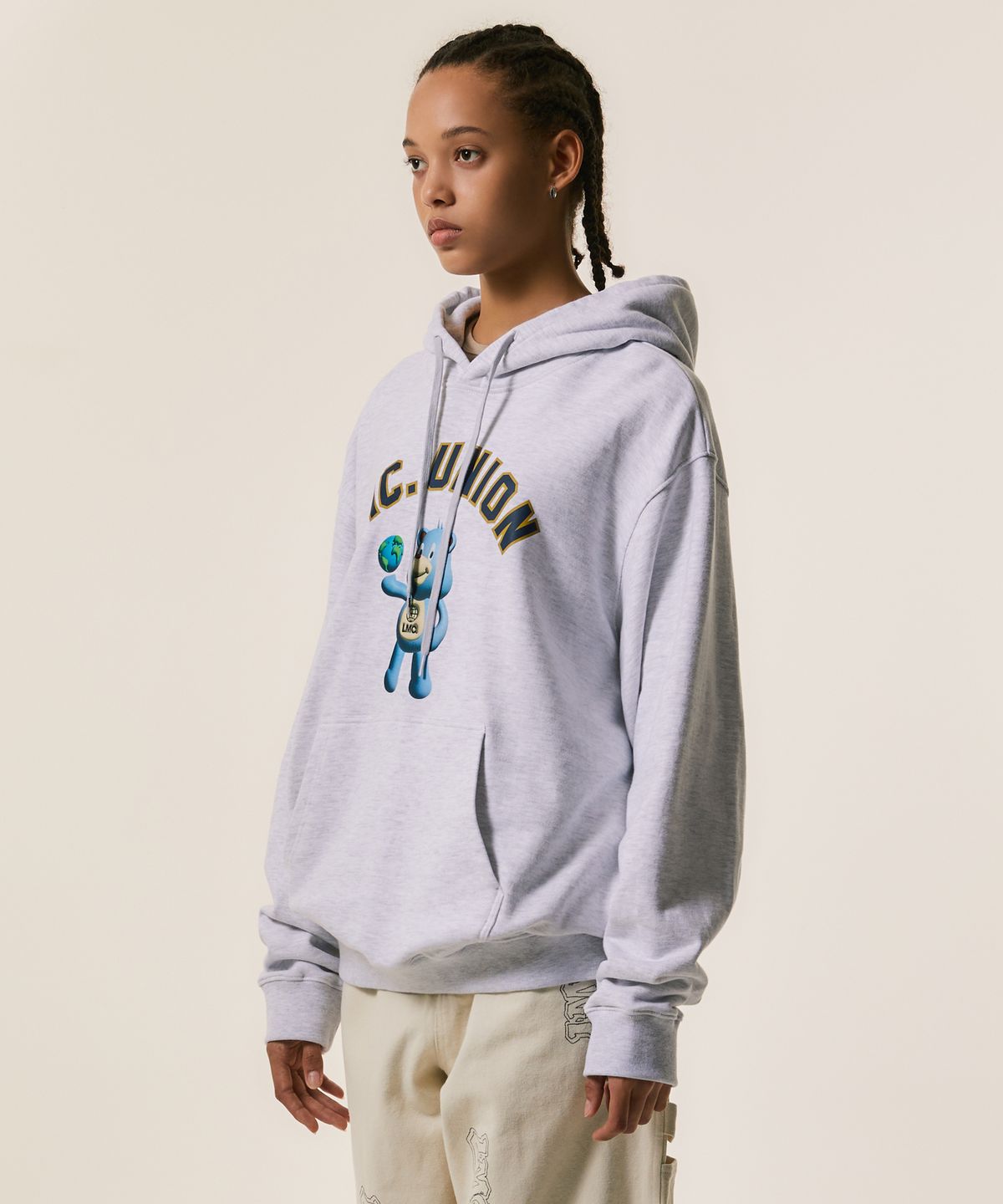 엘엠씨(LMC) UNION BEAR HOODIE black