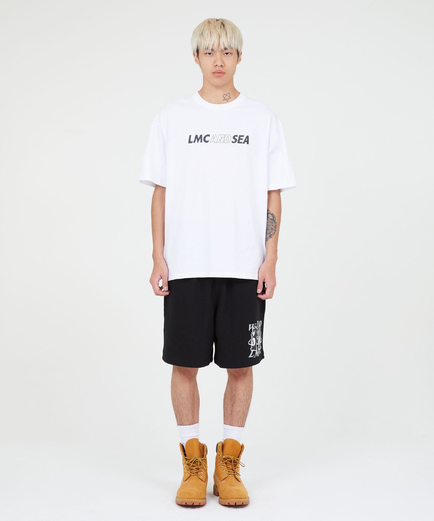 MUSINSA | LMC LMC X WIND AND SEA COMBO TEE white