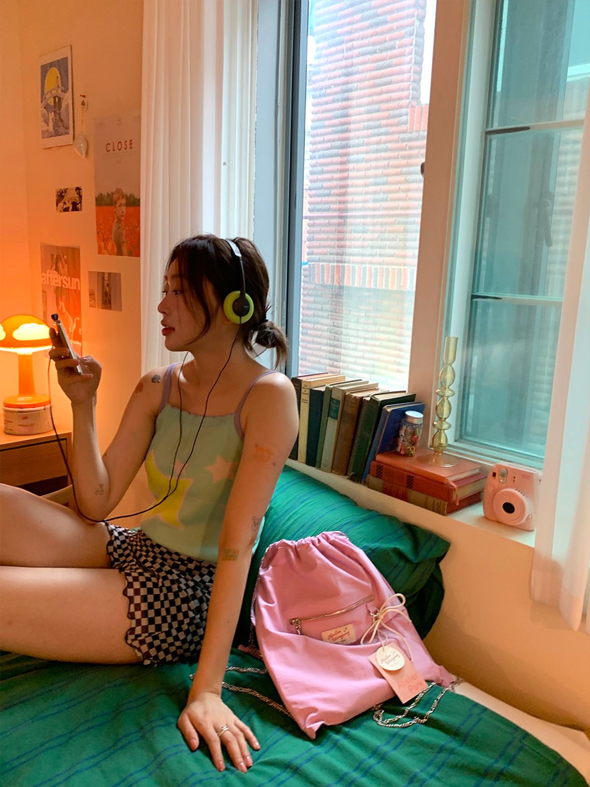 아틀리에파크(ATELIERPARK) 브리즈백_나일론_핑크