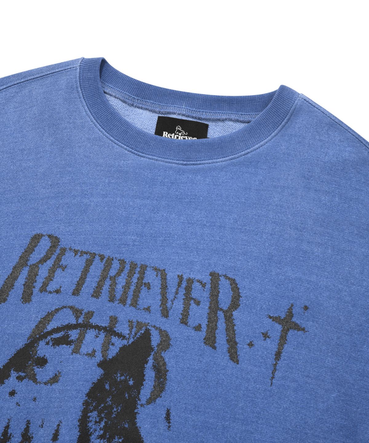 리트리버클럽(RETRIEVER CLUB) WITH THE MOON CREWNECK [DARK BLUE]