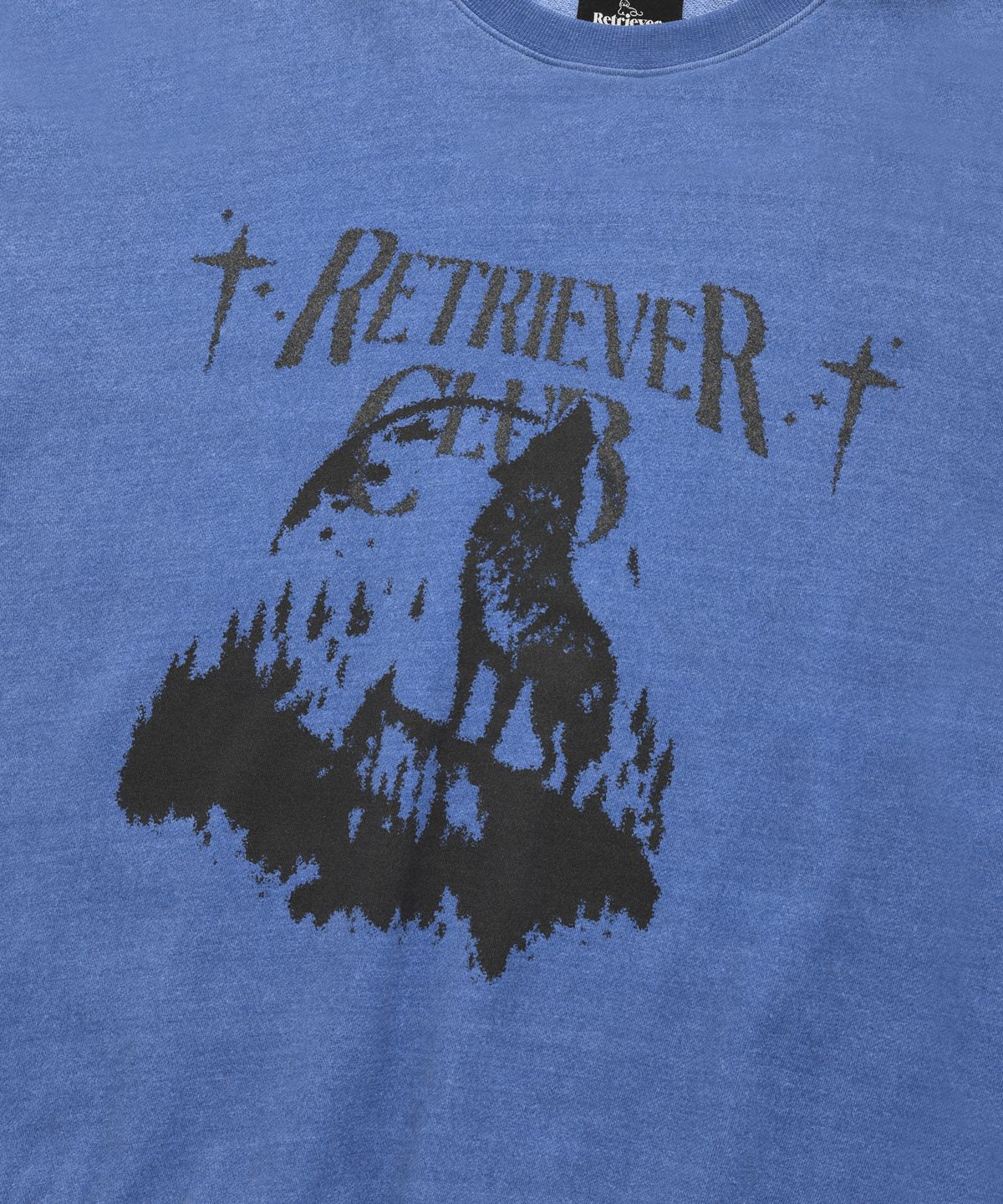 리트리버클럽(RETRIEVER CLUB) WITH THE MOON CREWNECK [DARK BLUE]