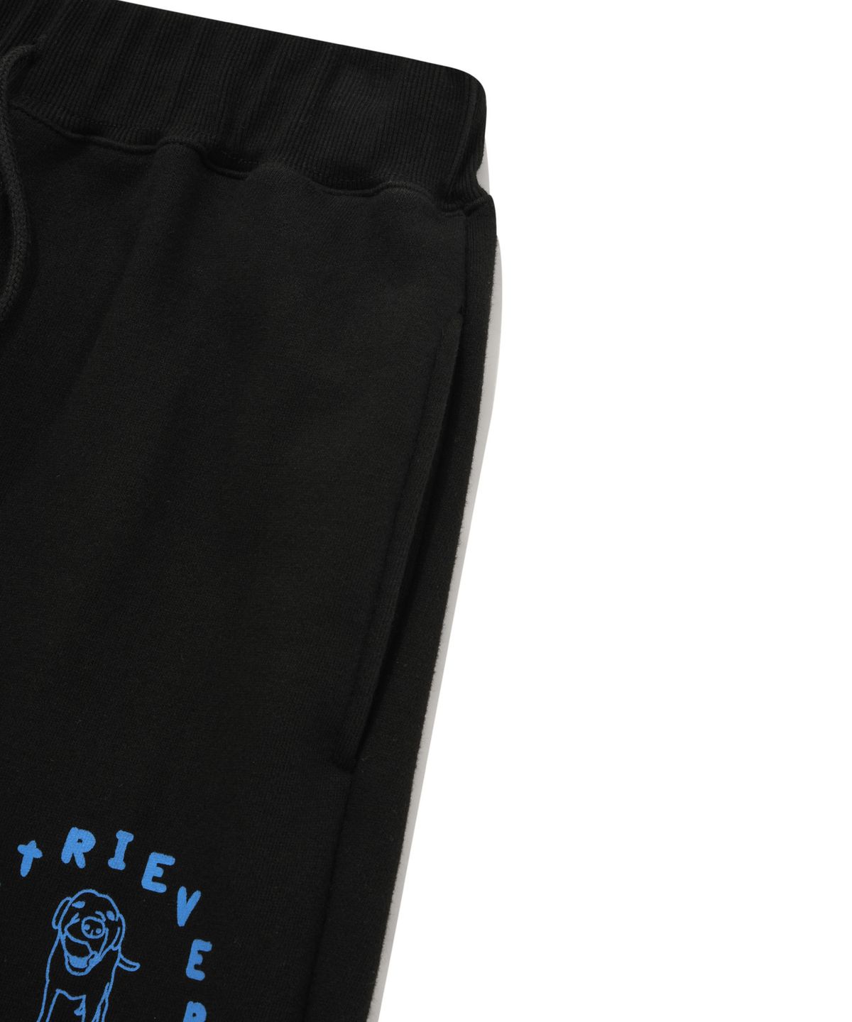 리트리버클럽(RETRIEVER CLUB) MULTI LOGO PANTS [BLACK]