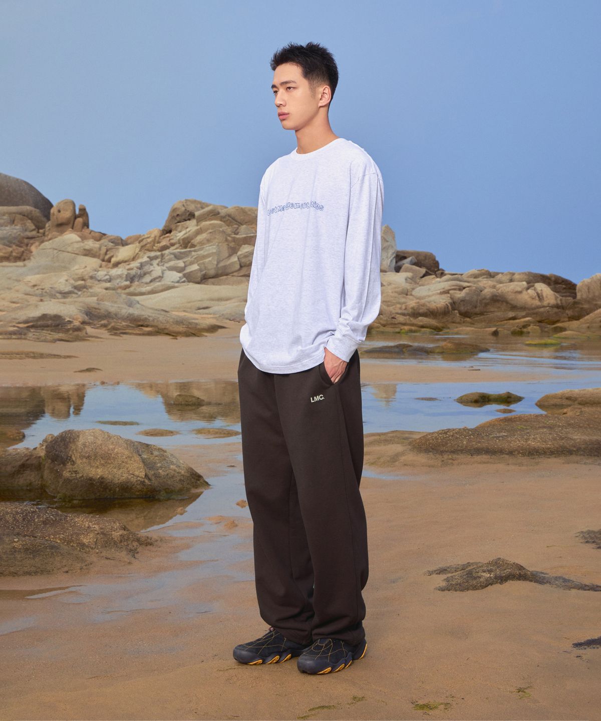 엘엠씨(LMC) S OG STRAIGHT SWEAT PANTS black