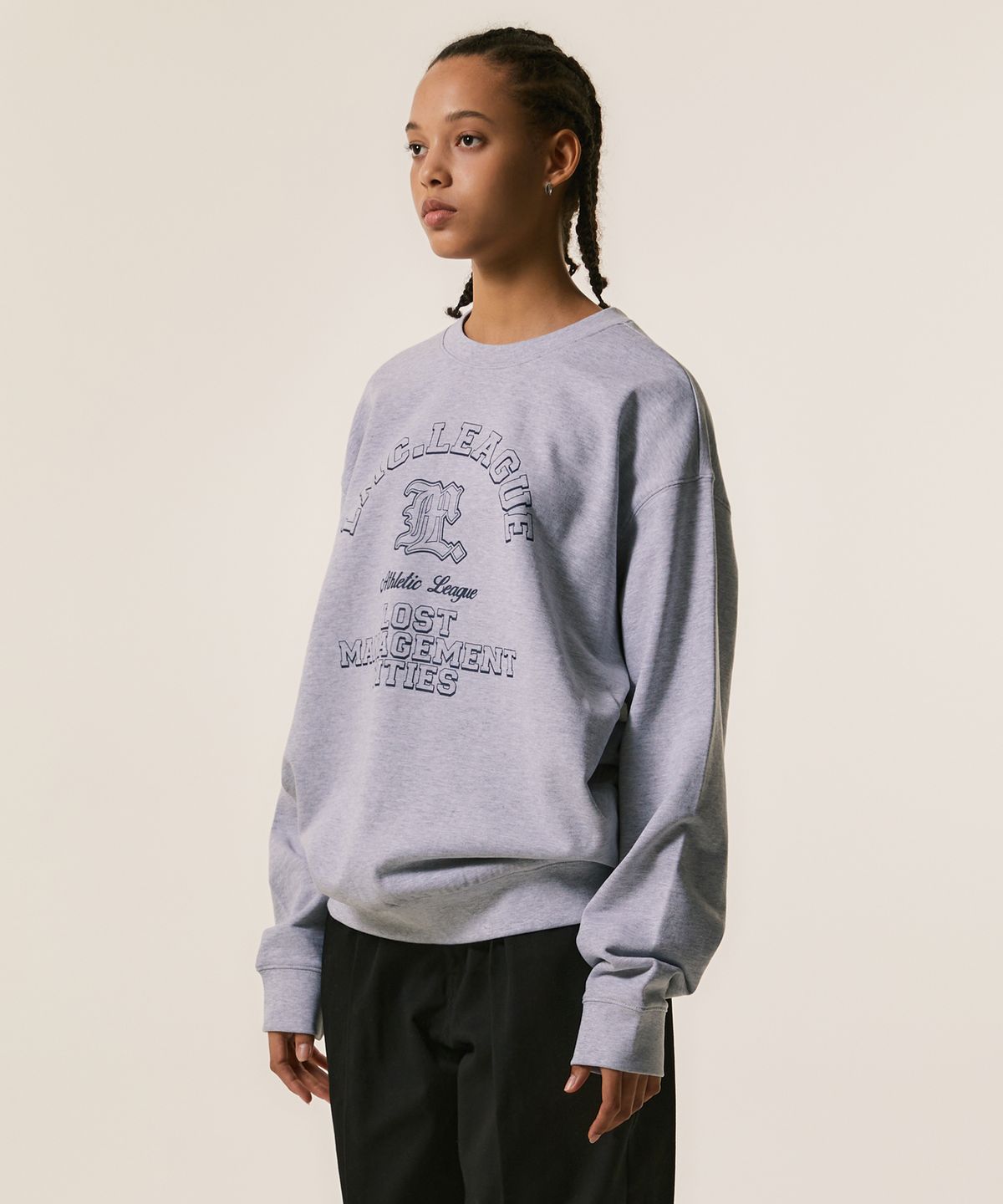 엘엠씨(LMC) LEAGUE SWEATSHIRT heather gray