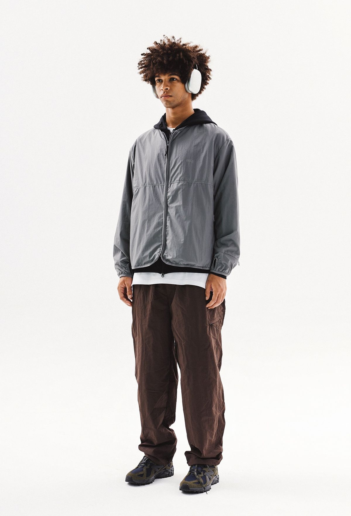 예일(YALE) [ONEMILE WEAR] 컴포트 배커플 노카라 자켓 그레이