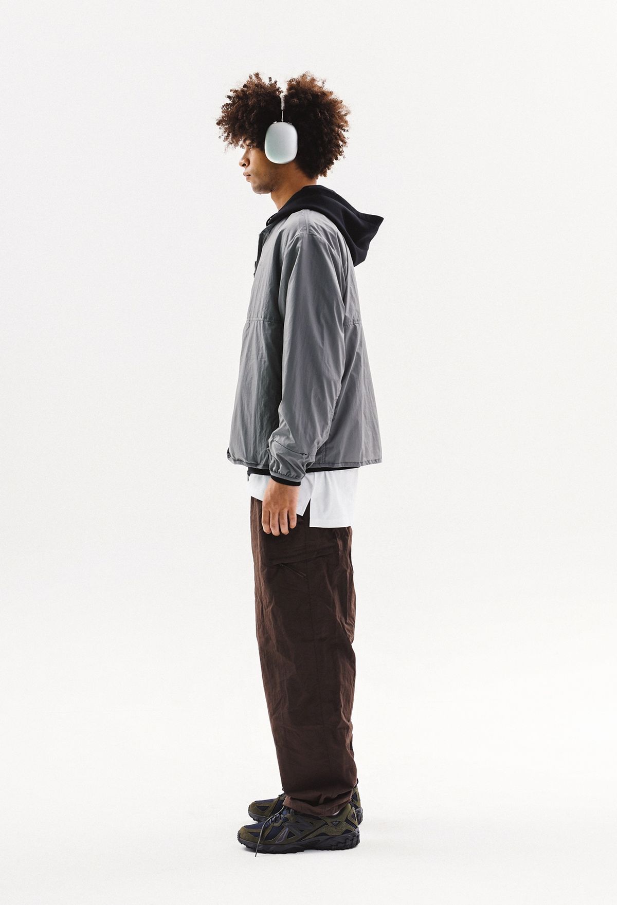 예일(YALE) [ONEMILE WEAR] 컴포트 배커플 노카라 자켓 그레이