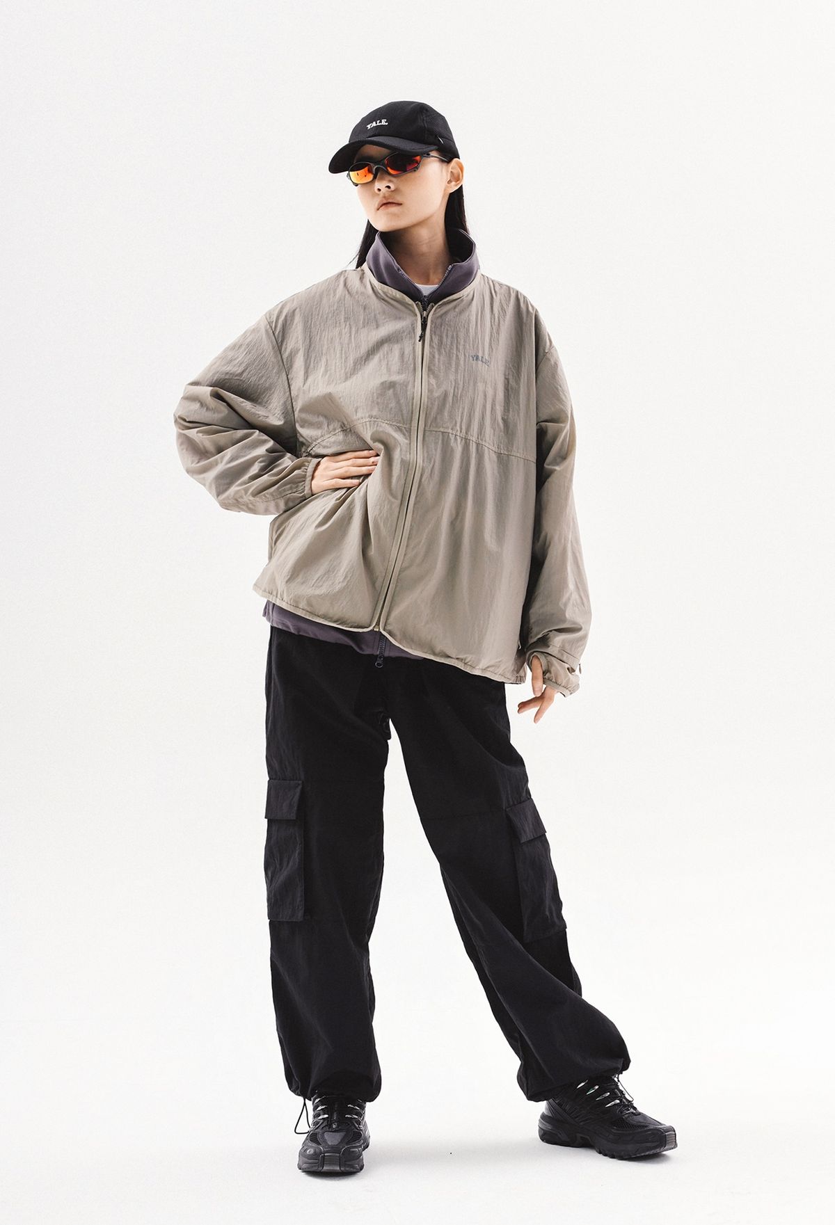 예일(YALE) [ONEMILE WEAR] 컴포트 배커플 노카라 자켓 블랙