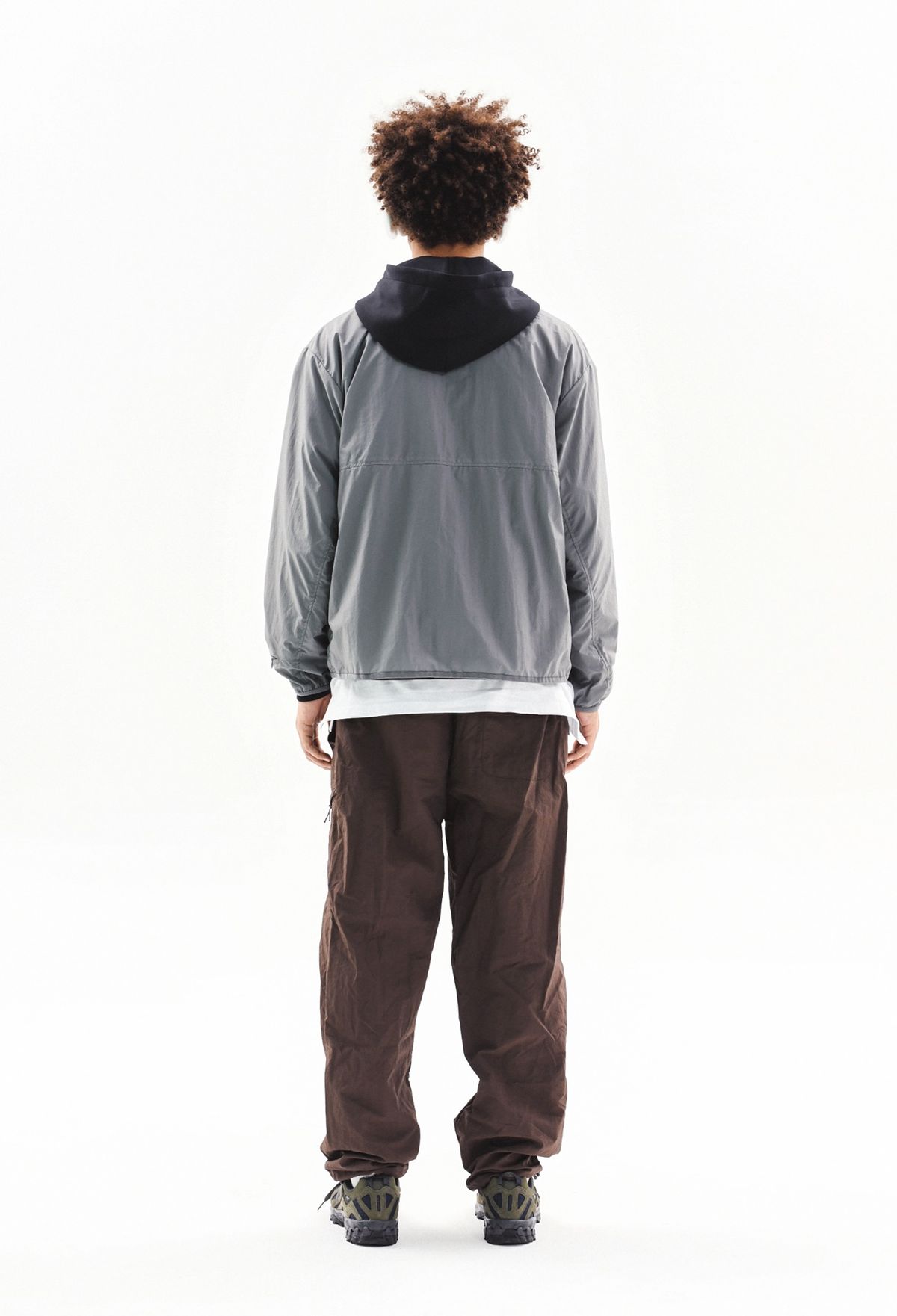 예일(YALE) [ONEMILE WEAR] 컴포트 배커플 노카라 자켓 블랙
